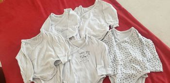 Lot bodies manches longues T 12mois