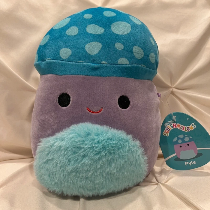 Squishmallow officiel Kellytoy 8" Pyle le champignon peluche collection NWT