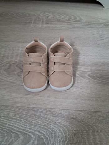 Basket toile beige 9-12 mois
