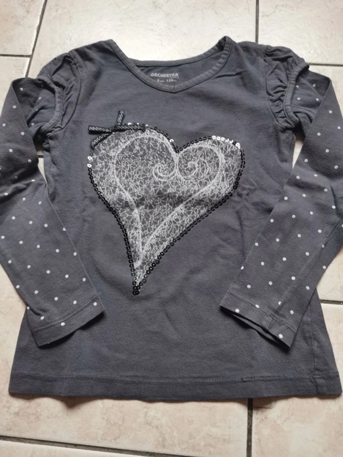 T-shirt ML 8 ans fille orchestra