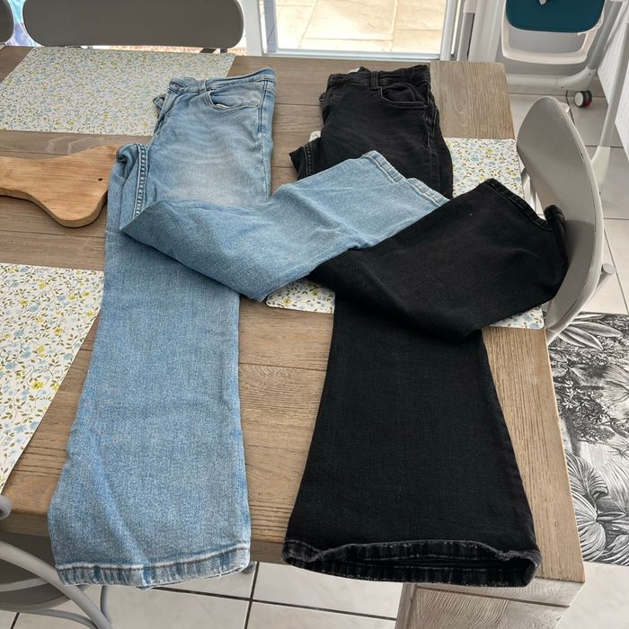 2 jeans 2 teeshirt fille Zara  13/14 ans - photo numéro 5