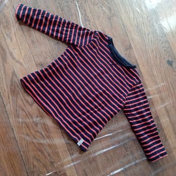 Marinière marine et orange