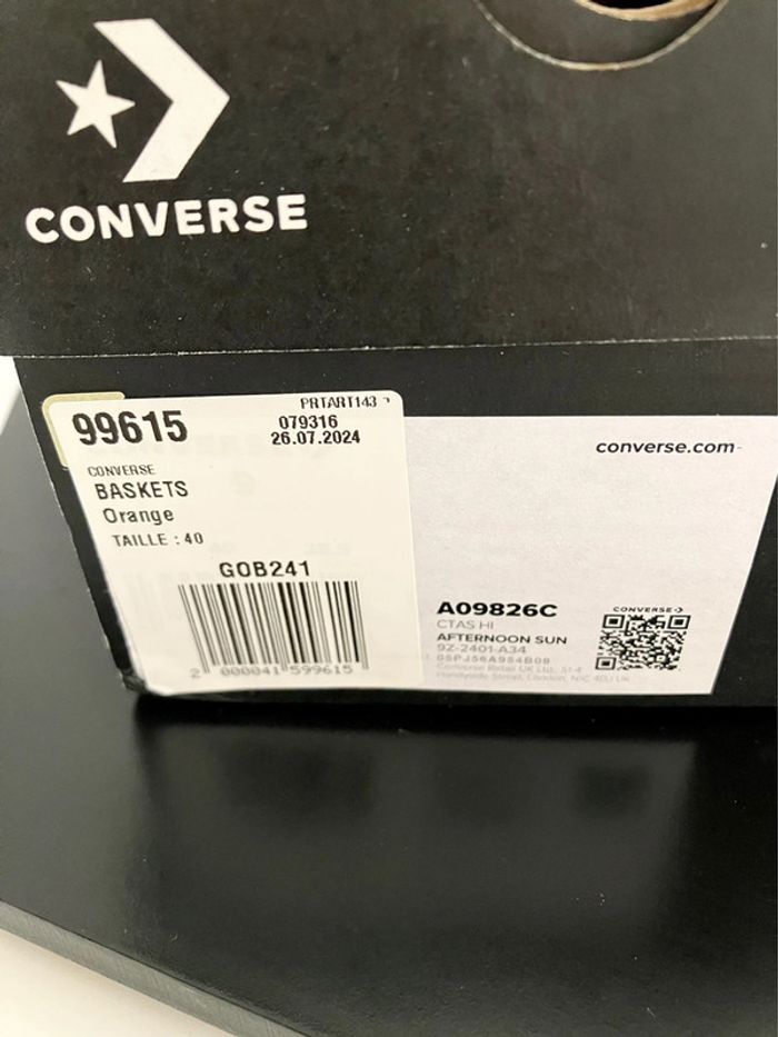 Converse All Star Chuck Taylor Seasonal Afternoon Sun - photo numรฉro 8