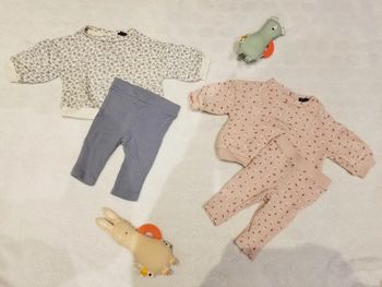 Lot de 2 ensembles sweat + legging jumixtes - Taille 3 mois - Kiabi