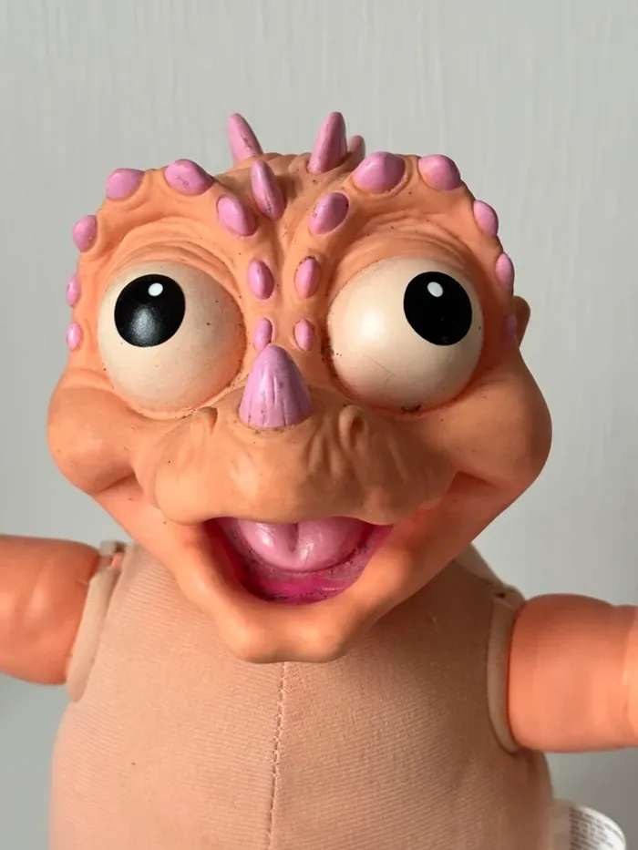 Peluche PVC bébé dinosaure babyee street kids vintage 1991 années 90 grand dinos - photo numéro 2