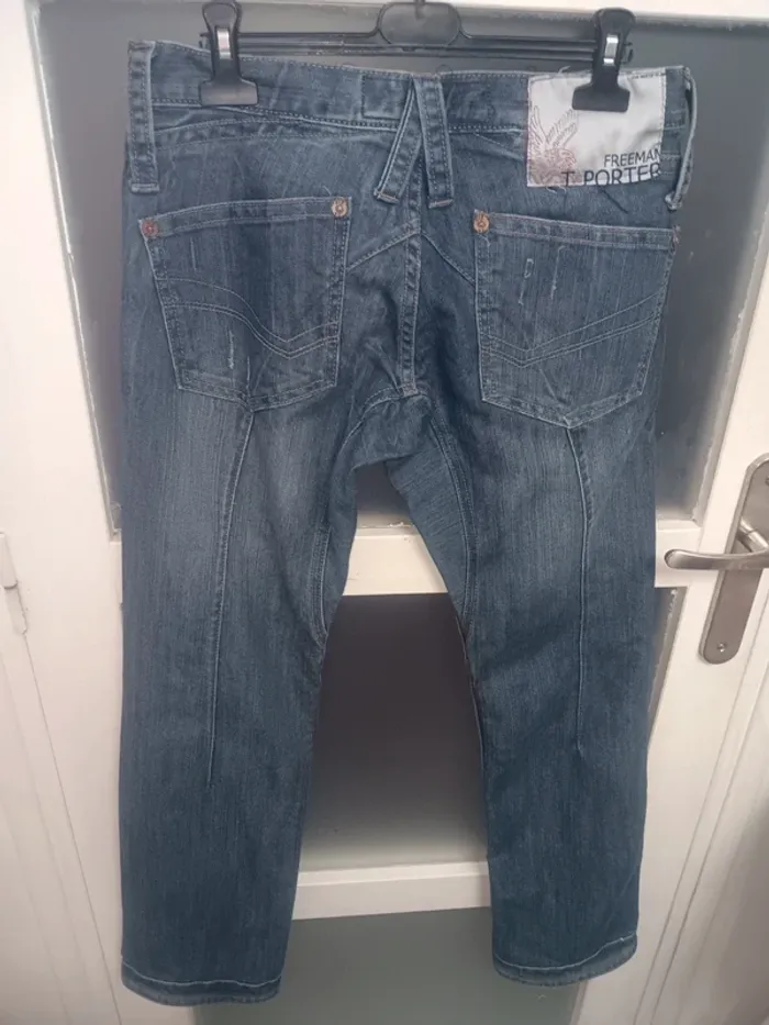 Jean Freeman taille 38 Classique Coupe Droite Homme Denim - photo numéro 2