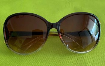 Lunettes de soleil 😎 femme marrons et dorées