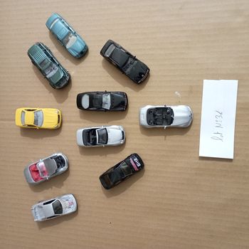 voiture divers métal (sachet de 10)