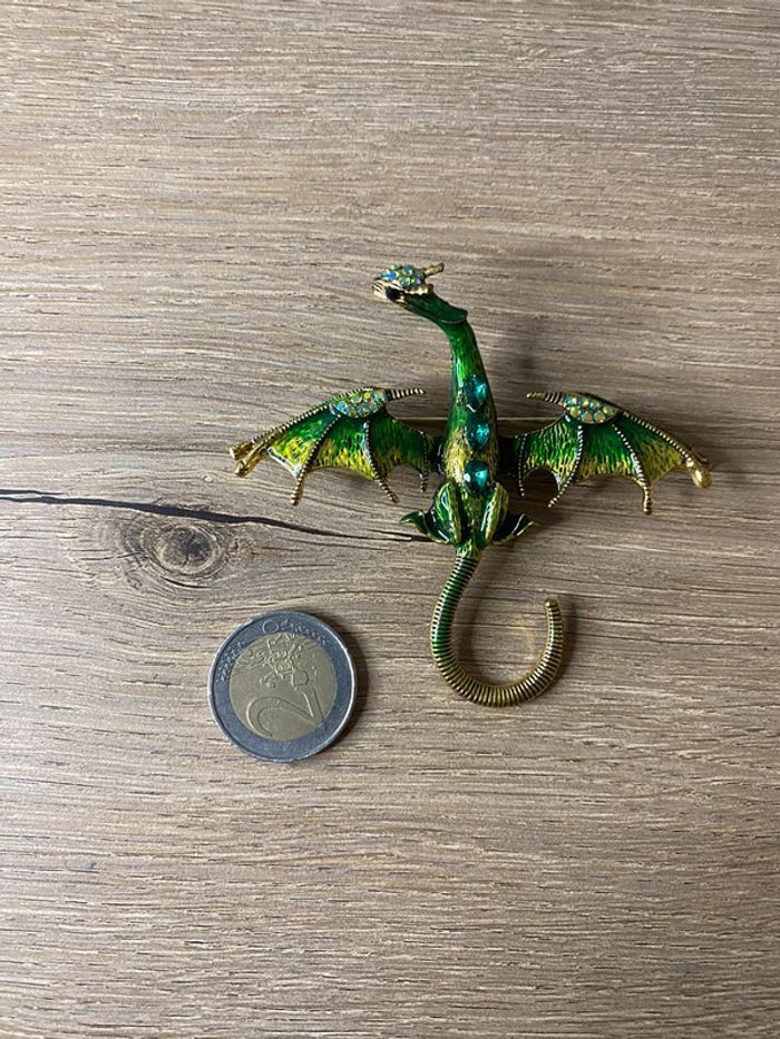 Broche dragon émaillé tendances - photo numéro 6