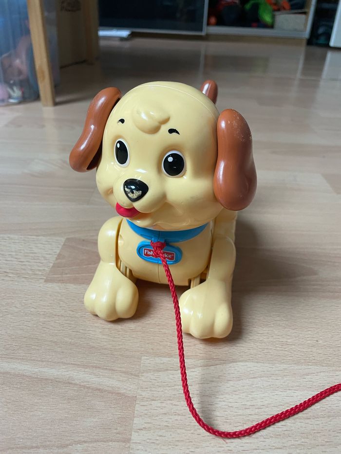 Petit chien à tirer