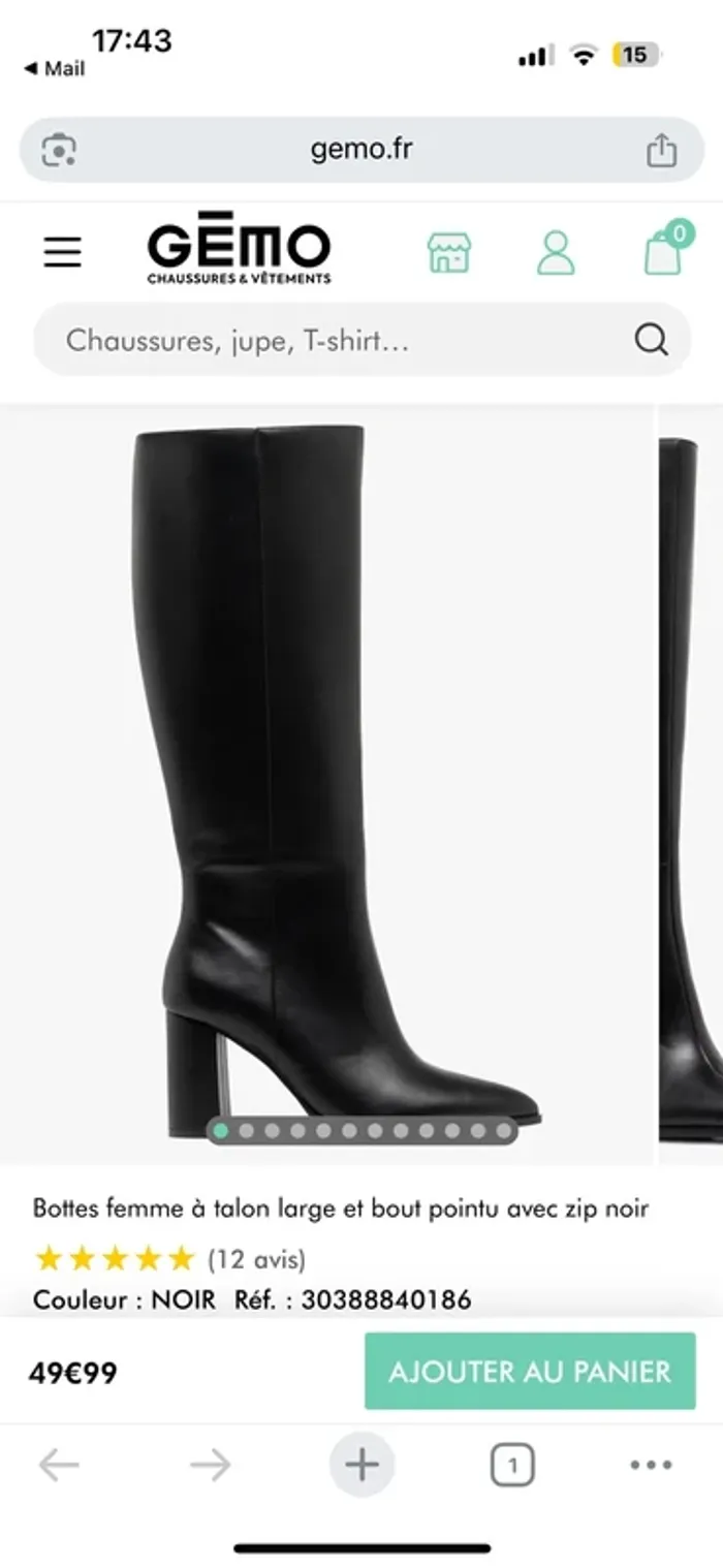 Bottes noires - photo numéro 5