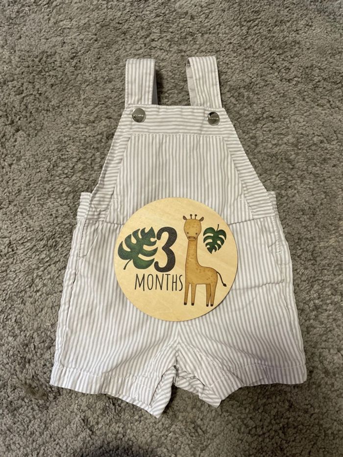 Salopette tenue ensemble garçon jacadi 3 mois