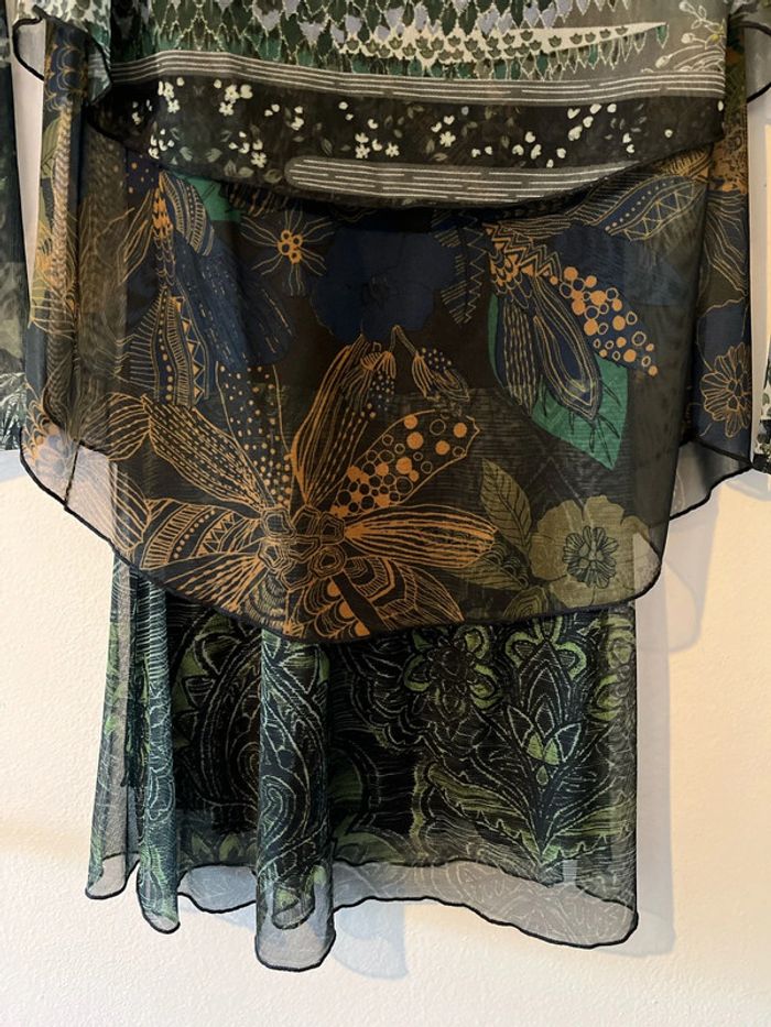 Superbe robe voile et volants Desigual XS - photo numéro 10