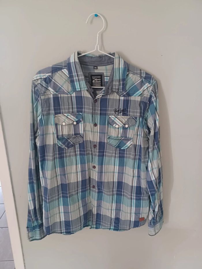 chemise à carreaux tm