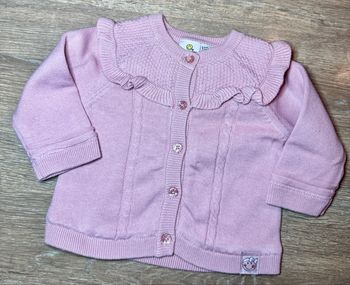 Gilet épais rose Smiley Baby /