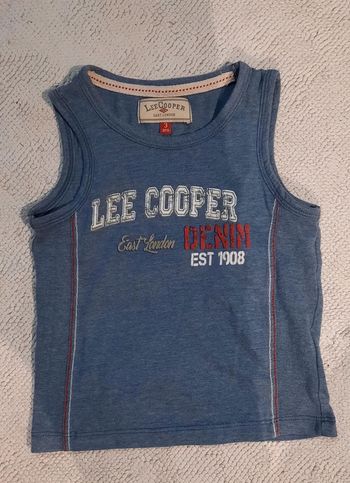 Tee-shirt débardeur sans manches taille 3 ans lee cooper