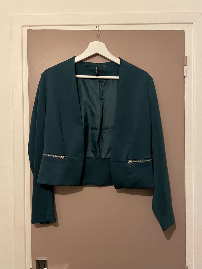 Veste pour robe verte