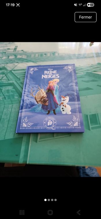 Livre Bd la reine des neiges