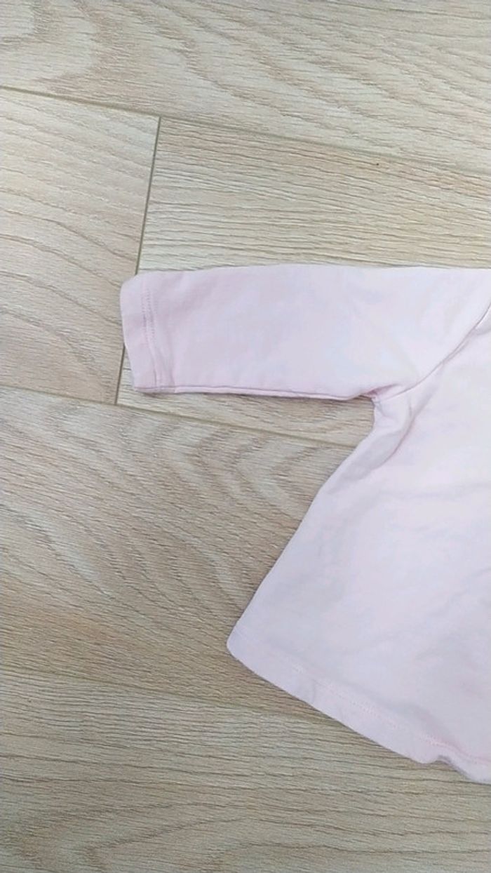 Ensemble 3/6 mois mi saison fleurs noeud - photo numéro 14