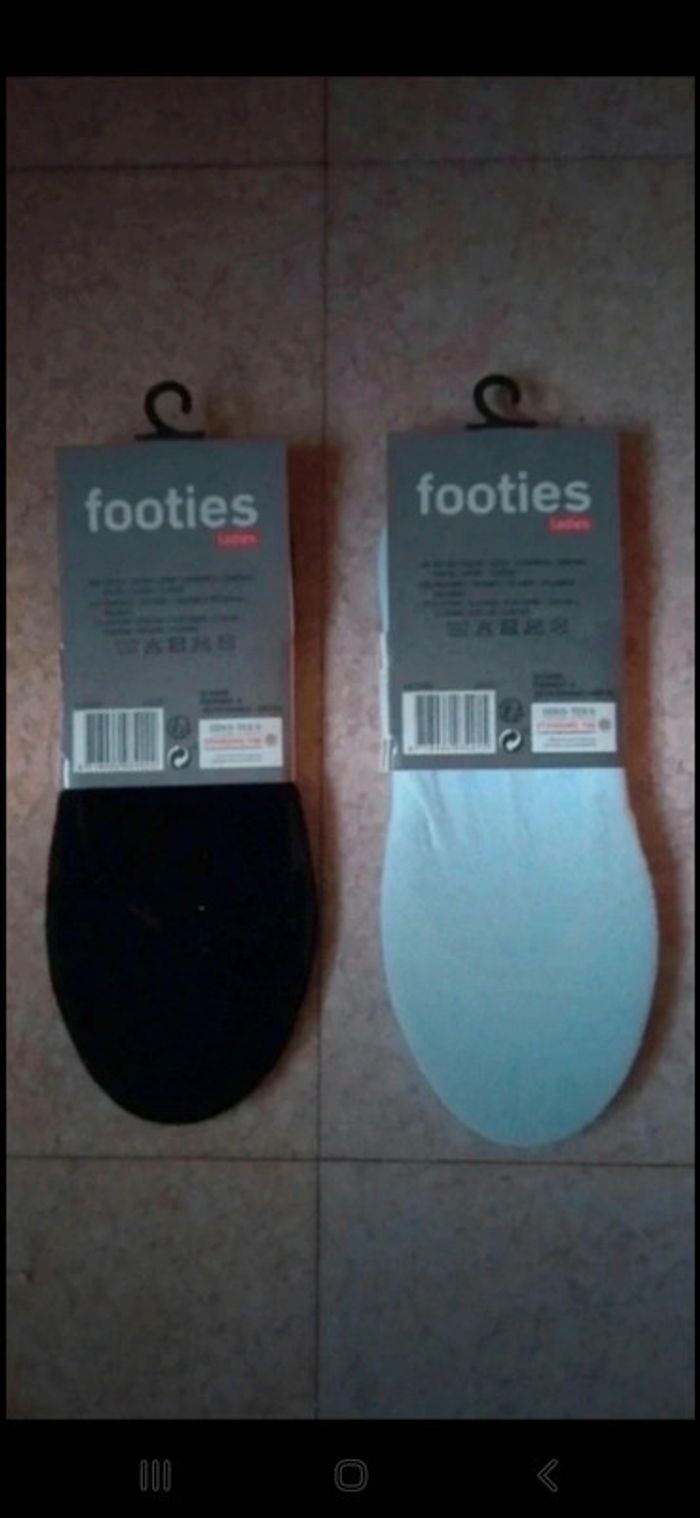 Lot de chaussettes à basket Footies taille unique 👻 - photo numéro 2