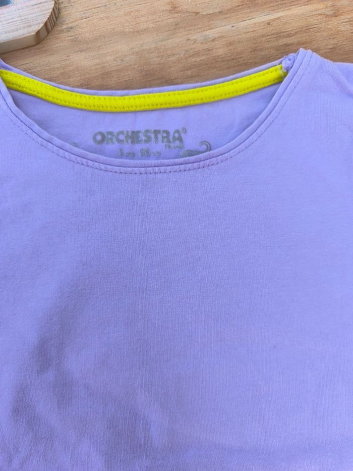 Lot de 2 t-shirts Orchestra taille 3 ans en très bon état - photo numéro 3