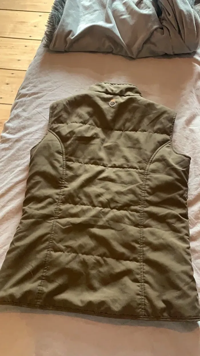 Veste sans manche marron - photo numéro 4