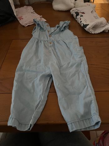 Combinaison fille salopette 6 mois