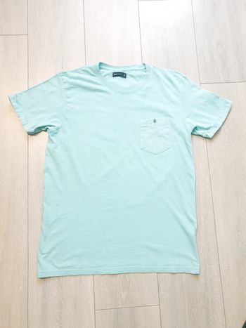 Maillot manche courte bleu clair. Garçon 16, taille S . Marque Npo city