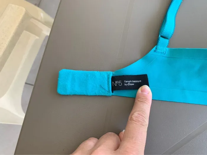 Soutien-gorge Etam turquoise 90C numéro 5 - photo numéro 5