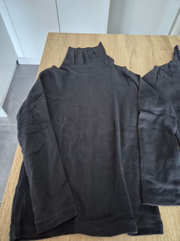 Lot tee-shirt col roule garçon T 6 ans - photo numéro 10