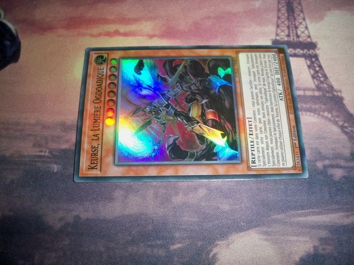 Yu Gi Oh ! Keurse, la Lumière Ogdoadique ANGU-FR005 super rare foil NM - photo numéro 3