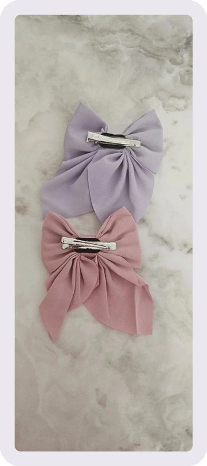 Lot de barrette à noeud pour cheveux - photo numéro 2
