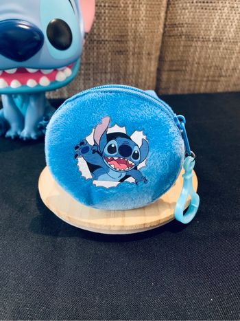 Porte-monnaie Stitch bleu
