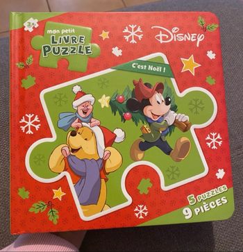 Mon petit livre puzzle Disney c’est noël