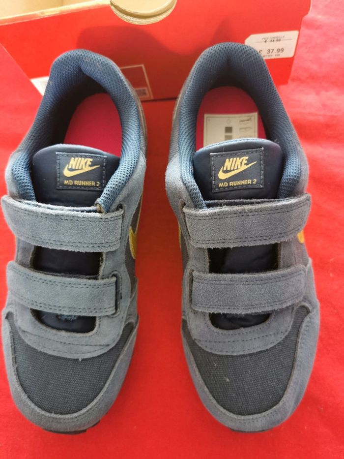 Basket nike md runner 2 bleu daim et jean neuve - photo numéro 7