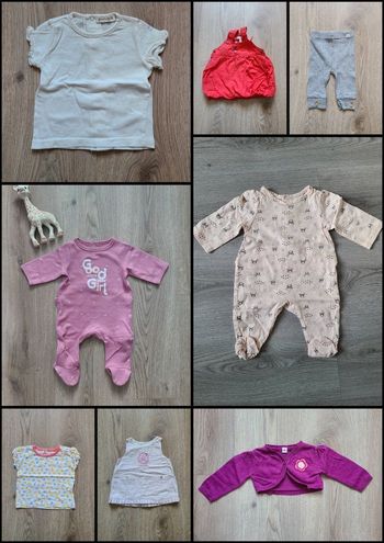 Lot fille été 1 mois
