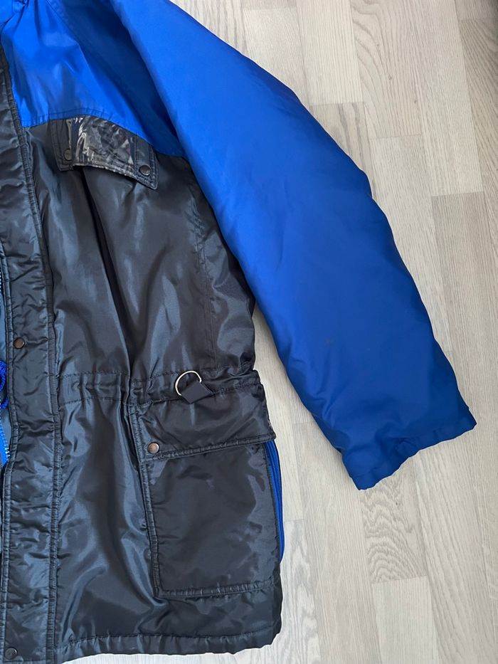 Manteau homme imperméable bleu et noir - Taille XL - photo numéro 4