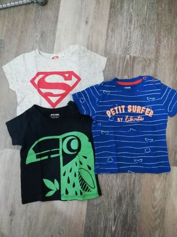 Lot tee shirt 3 moi