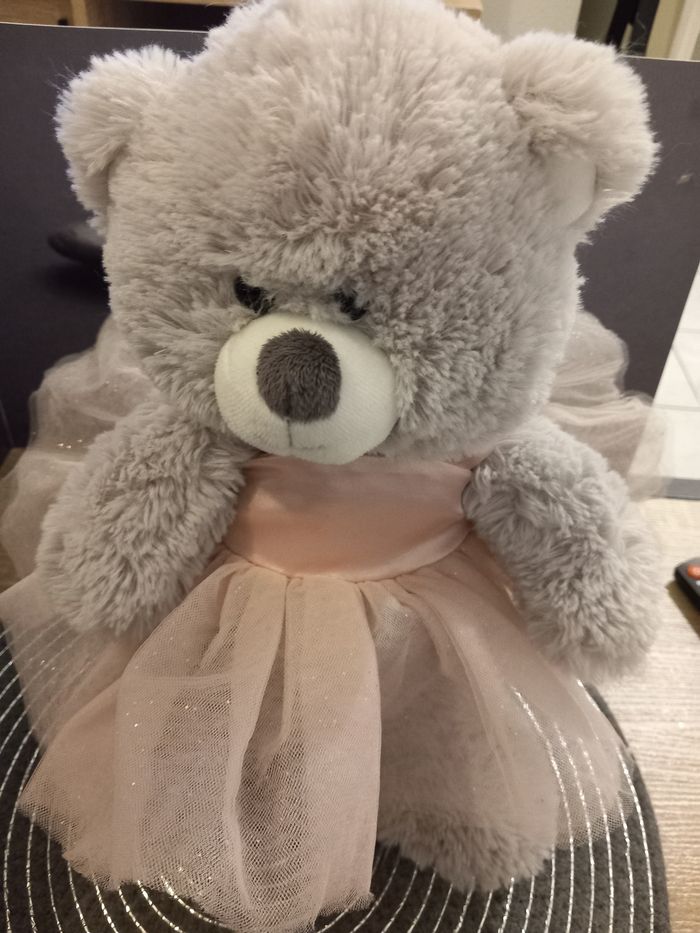 Peluche ours danseuse reppeto Paris Marionnaud 37cm - photo numéro 3