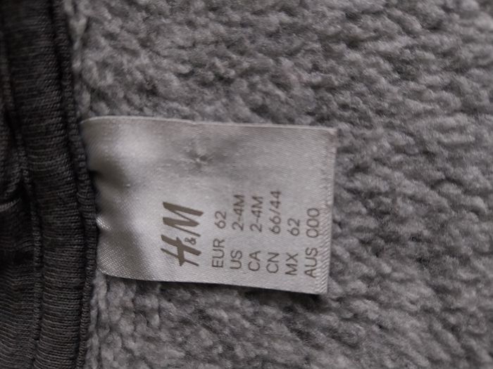 Combinaison Pilote Grise Doublée Polaire H&M - 2/4 mois (62 cm) - État Impeccable - photo numéro 10