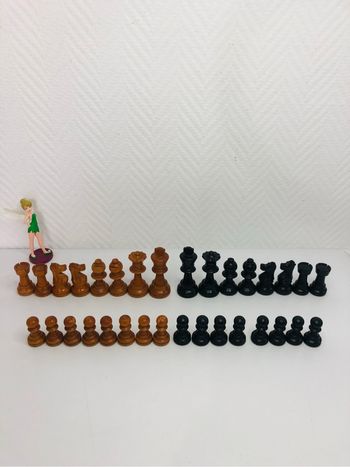 Pièces d’échecs Lardy plombées feutrées