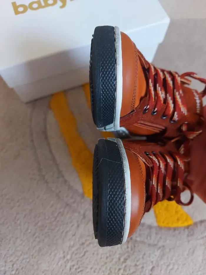 Bottines Babybotte Asissi Zip camel 22 - photo numéro 7