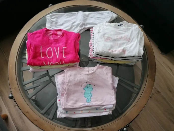 Lot pyjamas bébé fille 18 mois