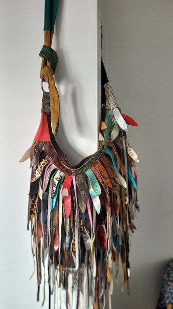 Sac  bandoulière cuir grande capacité