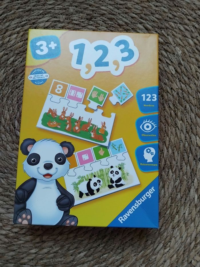 1,2,3,, jeu ravensburger, neuf
