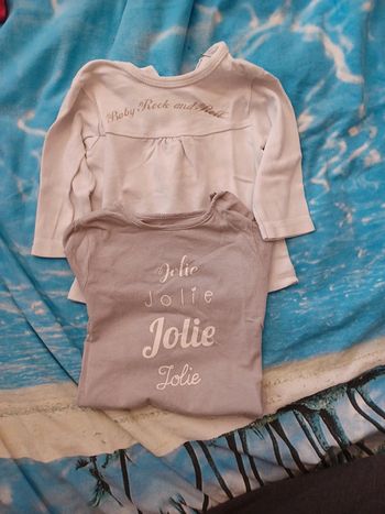 Lot Tee-shirt manche longues 6 mois