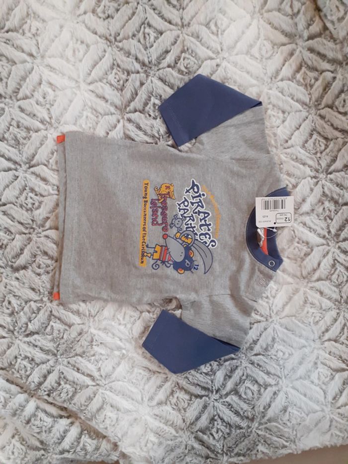 Tee-shirt manche longue pirate