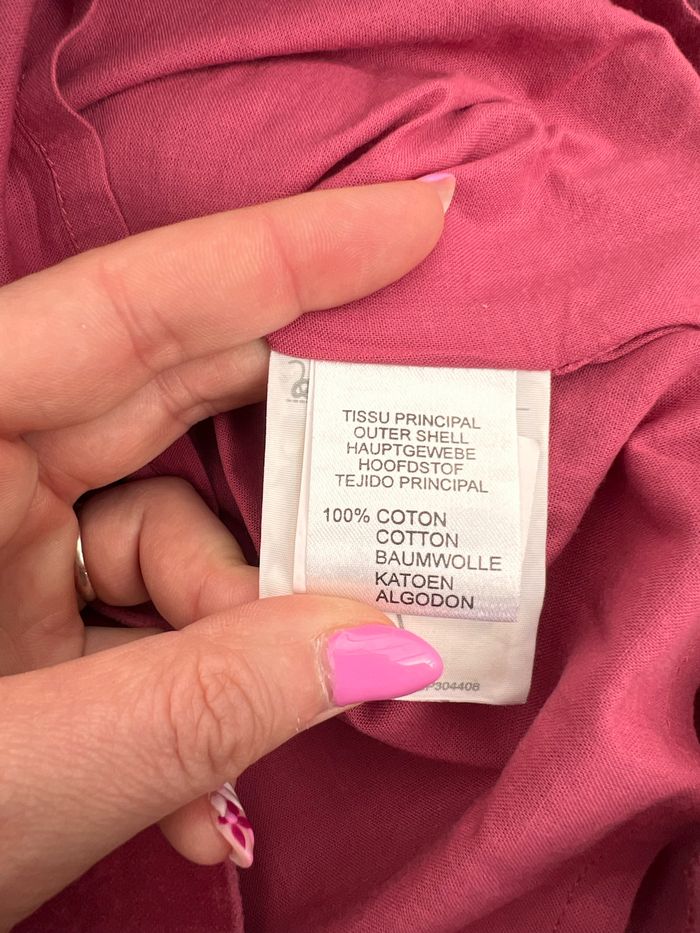 Robe manches courtes velours ras bordeaux - photo numéro 6