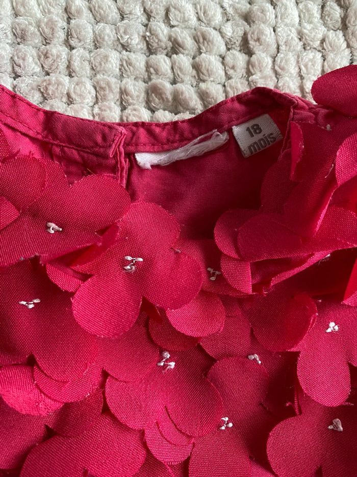 Robe Fushia - 18 mois - photo numéro 3