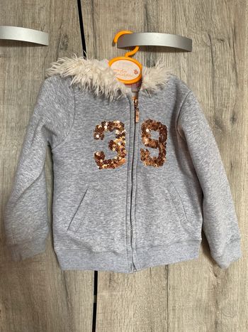Gilet gris 🌸 5ans